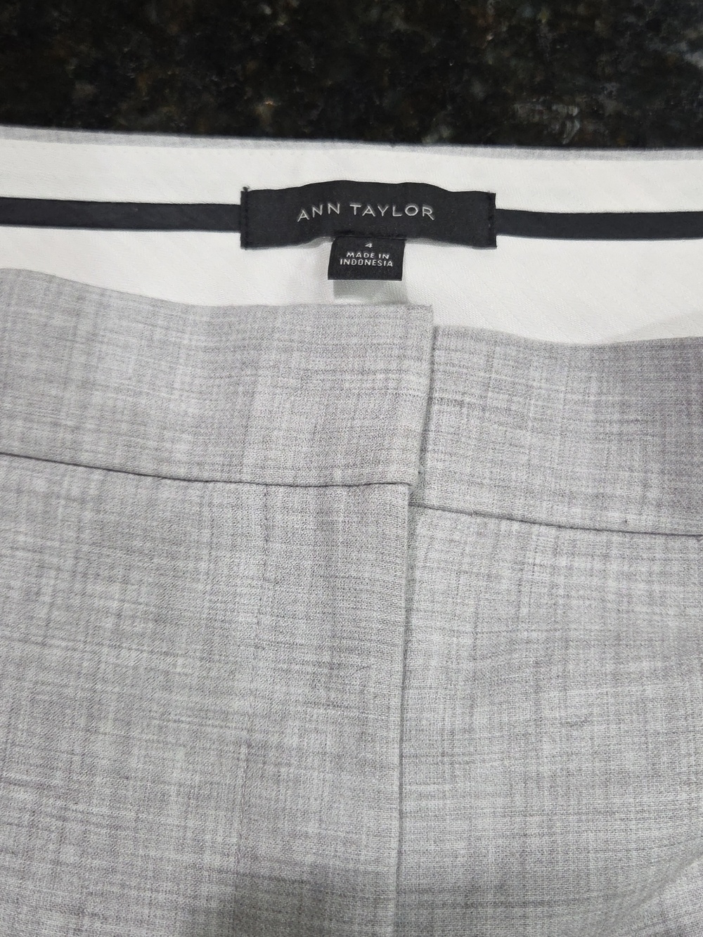 Ann Taylor Light Gray Tailored Dress Pants. Retails From Up To $139. (See Pic) - Picture 2 of 4
